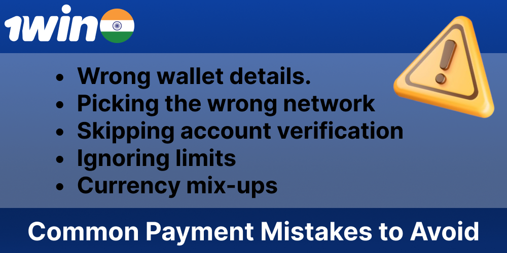 Tips on avoiding common mistakes while making 1win payments