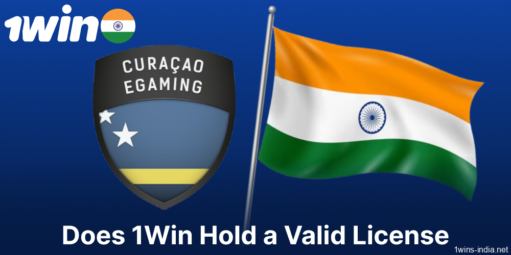 1win license and legal status in India