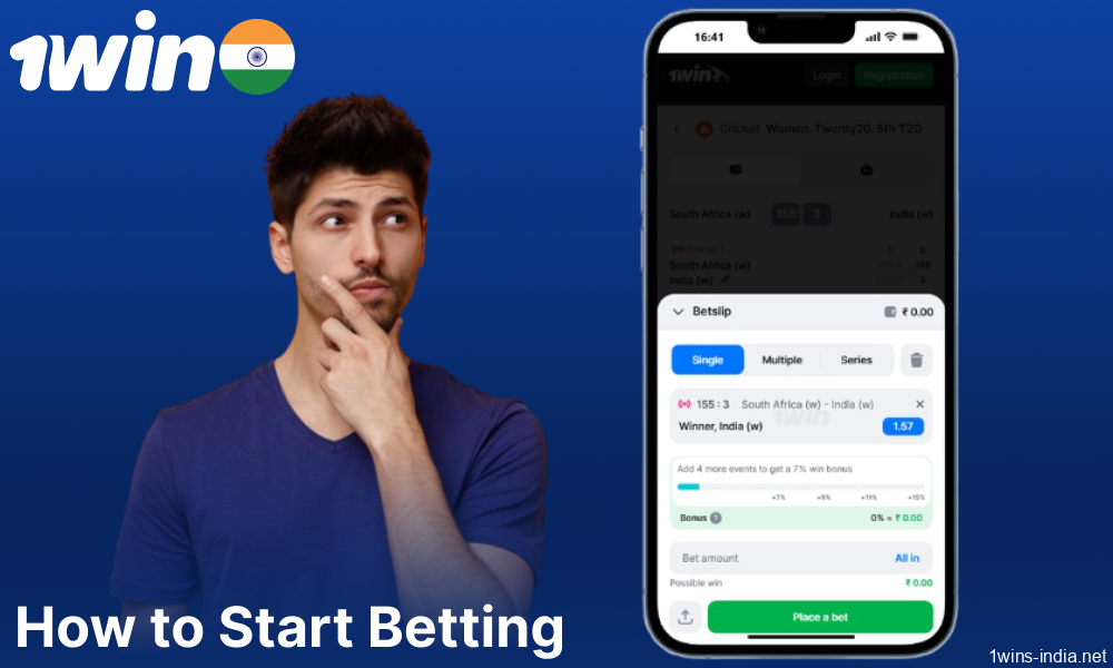 Guide on maling sports bets in the 1win app