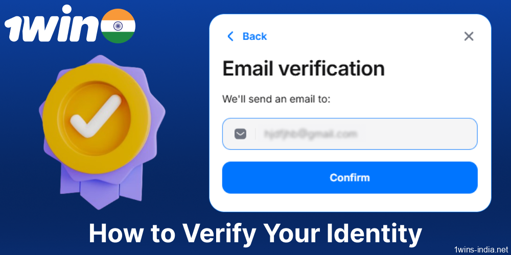 Instructions on 1win account verification for Indian players