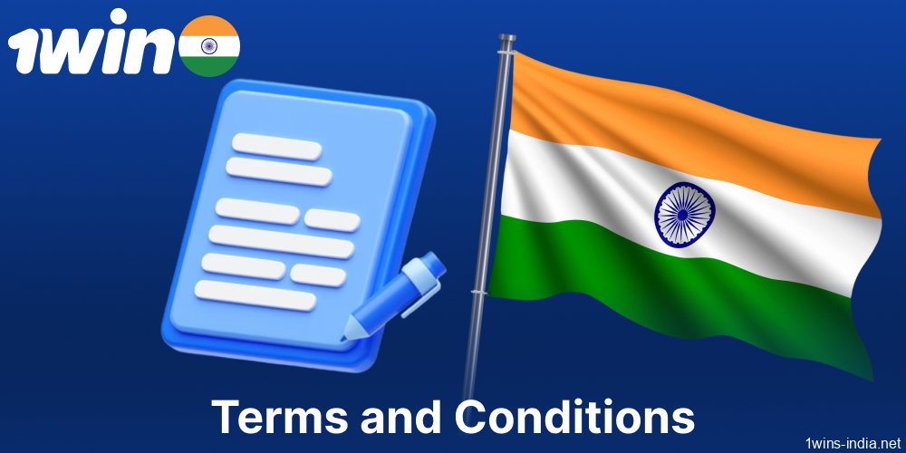 1win terms and conditions for players from India